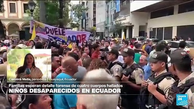 Informe desde Guayaquil: jueza acepta responsabilidad del Estado en caso de desaparición de menores