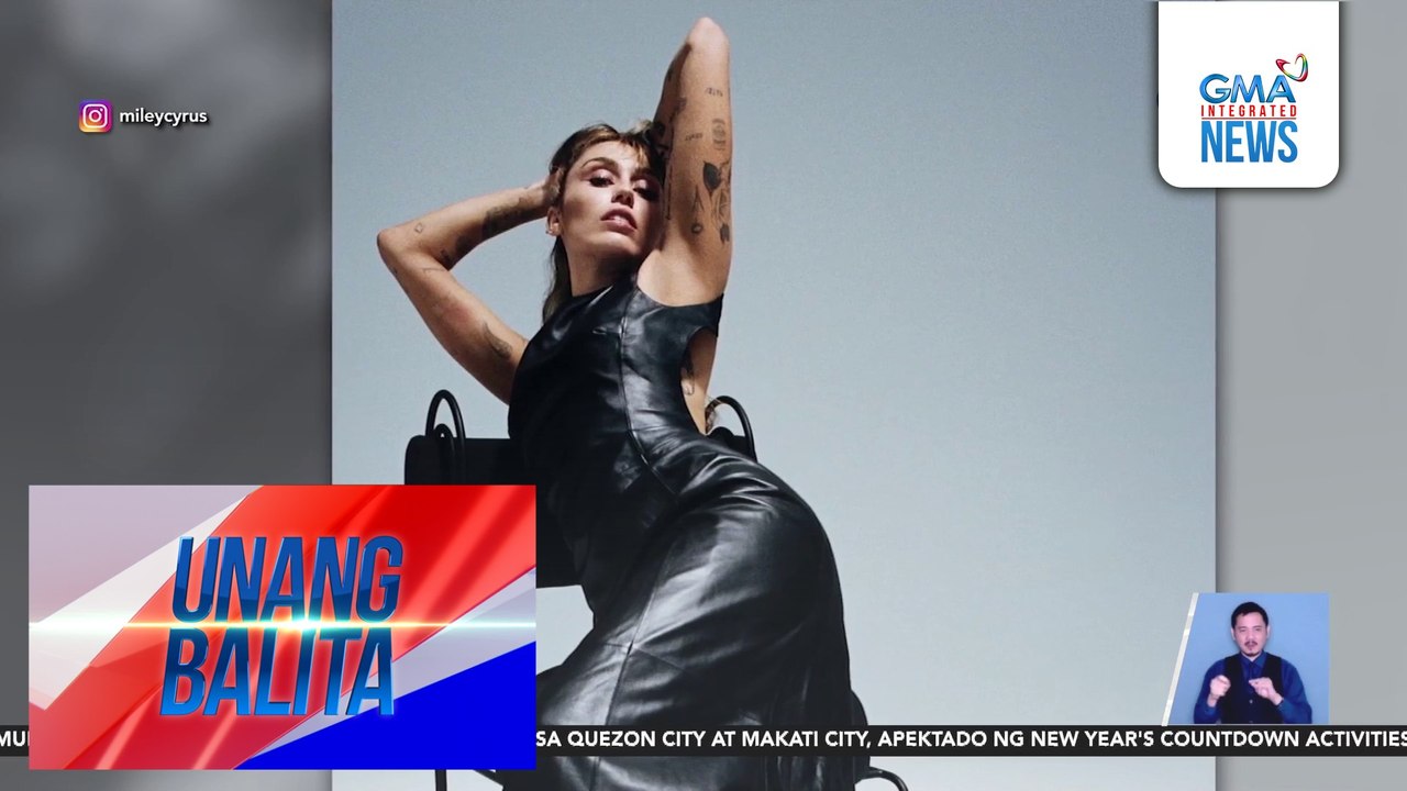 Miley Cyrus, may bittersweet holiday greetings bago matapos ang taon | Unang Balita
