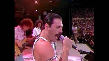 QUEEN - HAMMER TO FALL (1985 LIVE AID VERSION) LYRIC VIDEO PERFORMED BY JEFF LUPUS