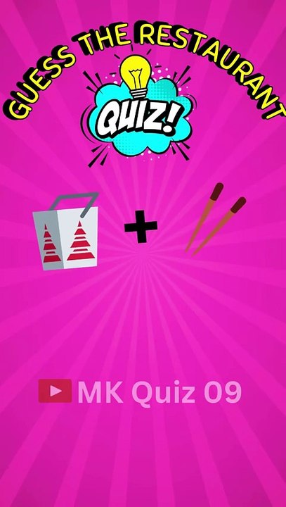 GUESS THE RESTAURANT BY EMOJI