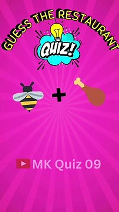 GUESS THE RESTAURANT BY EMOJI