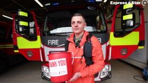 Firefighter Regan Williams based at Oldbury Station is running the equivalent of five marathons.