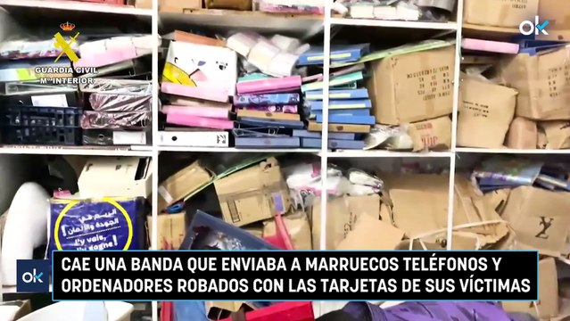 Cae una banda que enviaba a Marruecos teléfonos y ordenadores robados con las tarjetas de sus víctimas