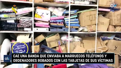 Cae una banda que enviaba a Marruecos teléfonos y ordenadores robados con las tarjetas de sus víctimas