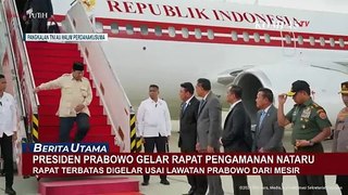 Presiden Prabowo Subianto Gelar Rapat Terbatas Jelang Nataru