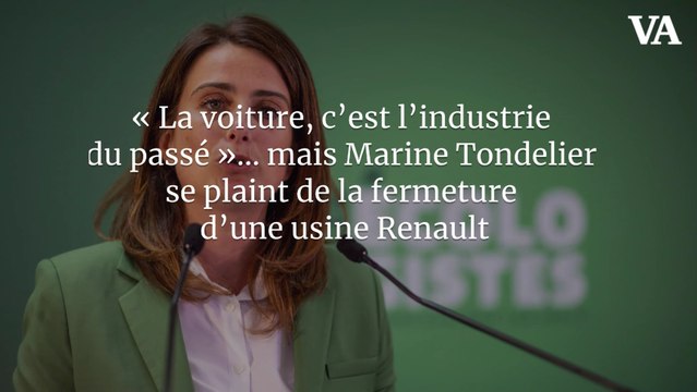 « La voiture, c’est l’industrie du passé »… mais Marine Tondelier se plaint de la fermeture d’une usine Renault