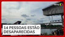 Ponte entre o Maranhão e o Tocantins desaba; vídeo mostra o momento