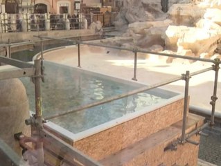 Plantschbecken ersetzt Trevi-Brunnen in Rom