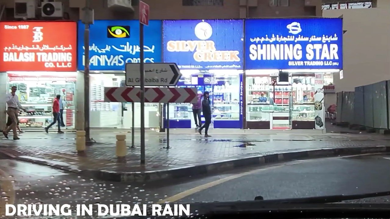 Rain Season in Dubai - Driving in Rain #dubai #sharjah