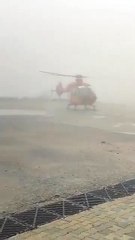 VIDEO: Así un helicóptero se estrelló contra un hospital en Turquía