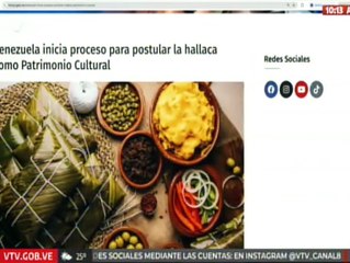 Gobierno Nacional inicia proceso para postular la hallaca como Patrimonio Cultural