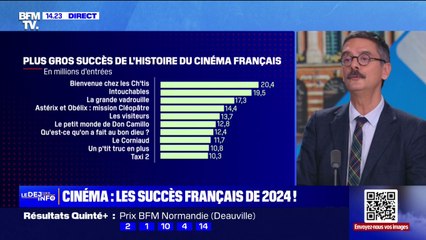 Cinéma: pour la première fois depuis 10 ans, un film français se hisse en tête du box office annuel