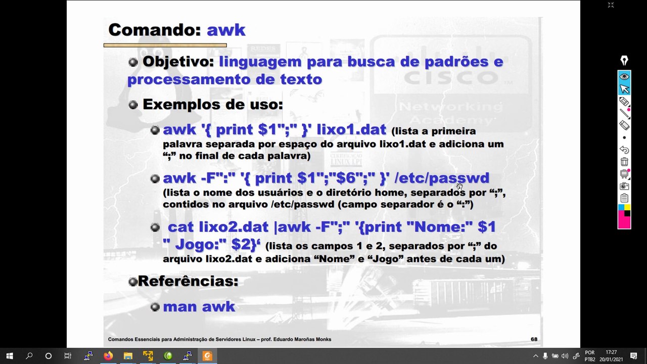 Comandos Essenciais para Administração de Servidores Linux awk