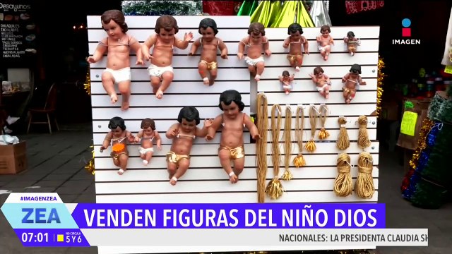 Calle de Talavera, en la CDMX, el lugar ideal para encontrar a tu Niño Dios