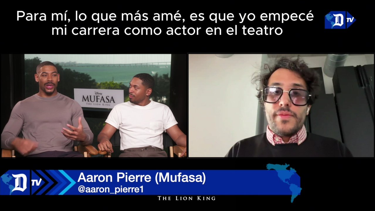 Aaron Pierre y Kelvin Harrison Jr. rugen a todo dar en The Lion King: Mufasa