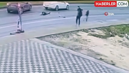 Mersin'de Babası ve İki Çocuğu Trafik Kazasında Yaralandı