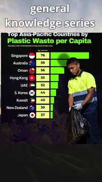 9 Asia-Pacific countries that produce the highest single-use plastic waste per capita#short #news