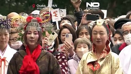 Japanisches Lachritual: Schlechte Erinnerungen des Jahres vertreiben