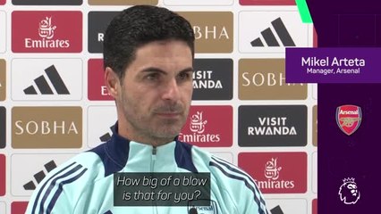 Arteta confirms Saka will miss several weeks through injury