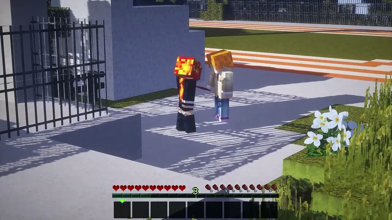 School Days 3  DUERMO CON UNA CHICA  (Historia en minecraft) #14  CILIO