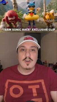 React course entre Sonic, Knuckles et Tails #sonic #sonic3