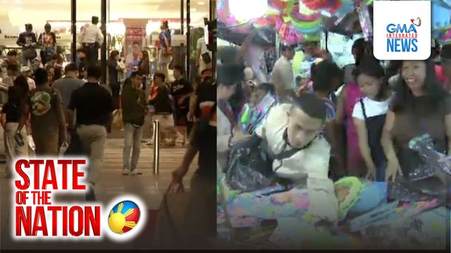 Ilang nag-last minute Christmas shopping, nahirapang makasakay; mga motorista, iniinda ang traffic | SONA