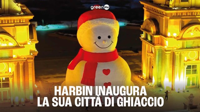 Harbin inaugura la sua città di ghiaccio: il più grande festival invernale del mondo
