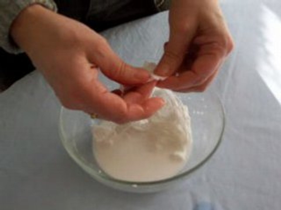 Coiffe bretonne - Amidonnage a froid
