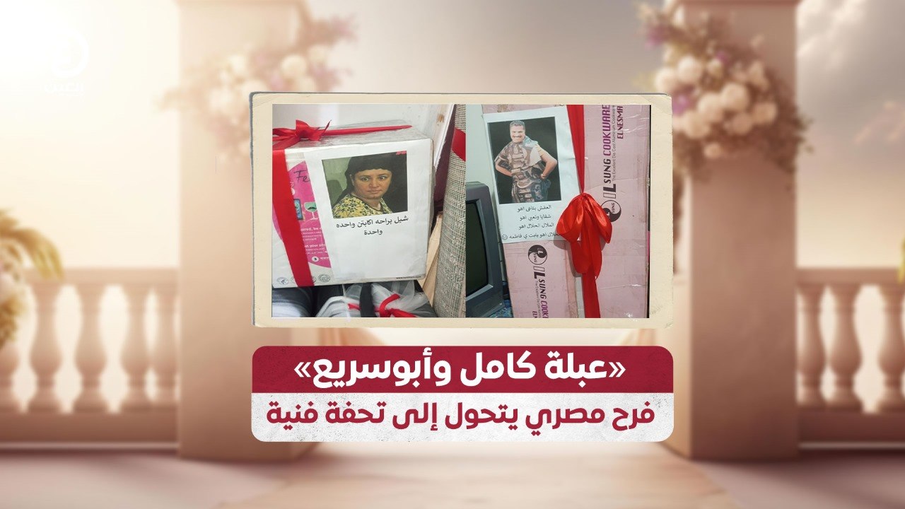 «عبلة كامل وأبوسريع».. فرح مصري يتحول إلى تحفة فنية