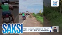 Isa patay matapos mahati ang isang tulay at mahulog sa ilog ang apat na sasakyan | Saksi