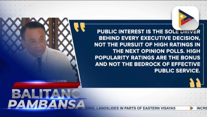 Palace: Gov’t performance not solely confined to surveys