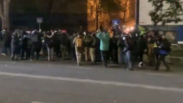 Water cannons deployed by police amid tense protests in Tbilisi