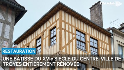 Au 20 rue de la Monnaie à Troyes, le patrimoine du XVIe siècle retrouve de l’éclat