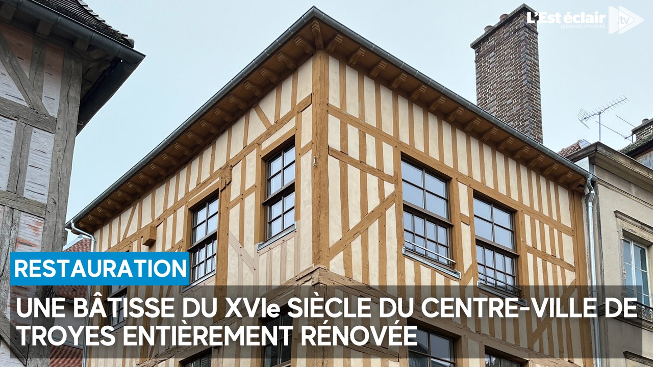 Au 20 rue de la Monnaie à Troyes, le patrimoine du XVIe siècle retrouve de l’éclat
