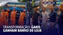 Garis ganham transformação em loja de roupas