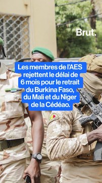 Les pays de l'AES rejettent le délai de 6 mois pour leur retrait de la Cédéao.