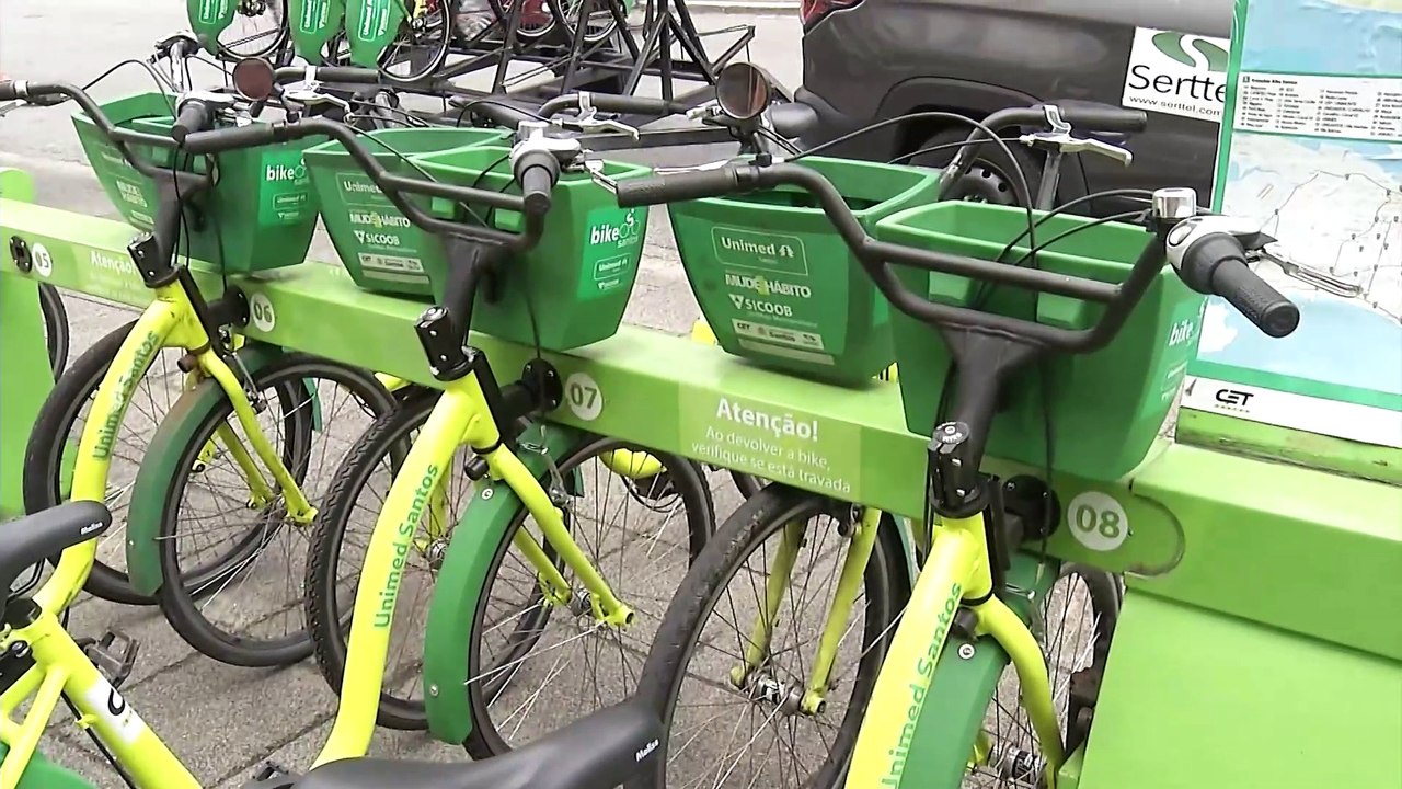 BIKE COMPARTILHADA: uso de bicicletas diminui 97 toneladas de CO2 em Santos