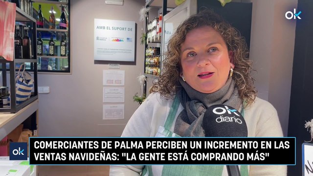 Comerciantes de Palma perciben un incremento en las ventas navideñas: La gente está comprando más