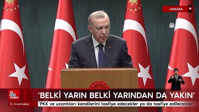 Cumhurbaşkanı Erdoğan: PKK ve uzantıları ya kendilerini tasfiye edecekler ya da tasfiye edilecekler