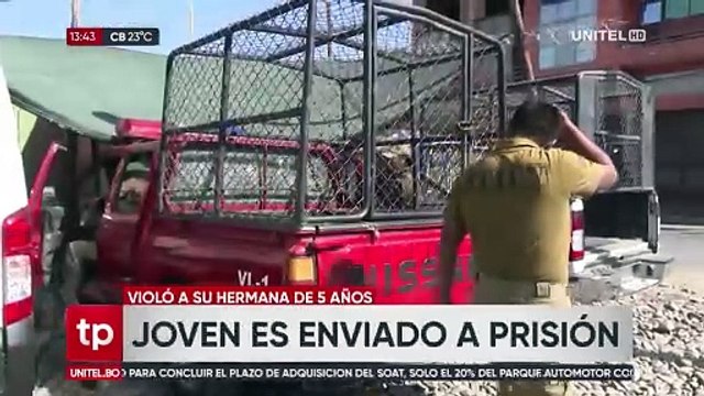 Envían a la cárcel al sujeto de 27 años acusado de violar a su hermanita de 5