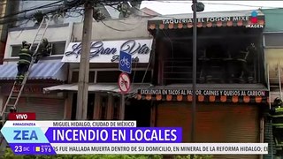 Se incendia local en la alcaldía Miguel Hidalgo, CDMX