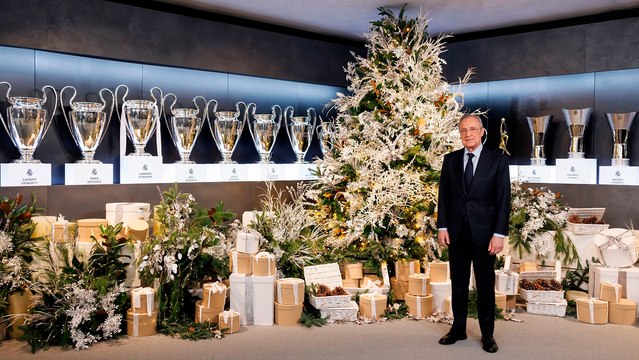 Florentino Pérez: Feliz Navidad y que el año 2025 nos traiga salud, trabajo, paz y solidaridad para todos