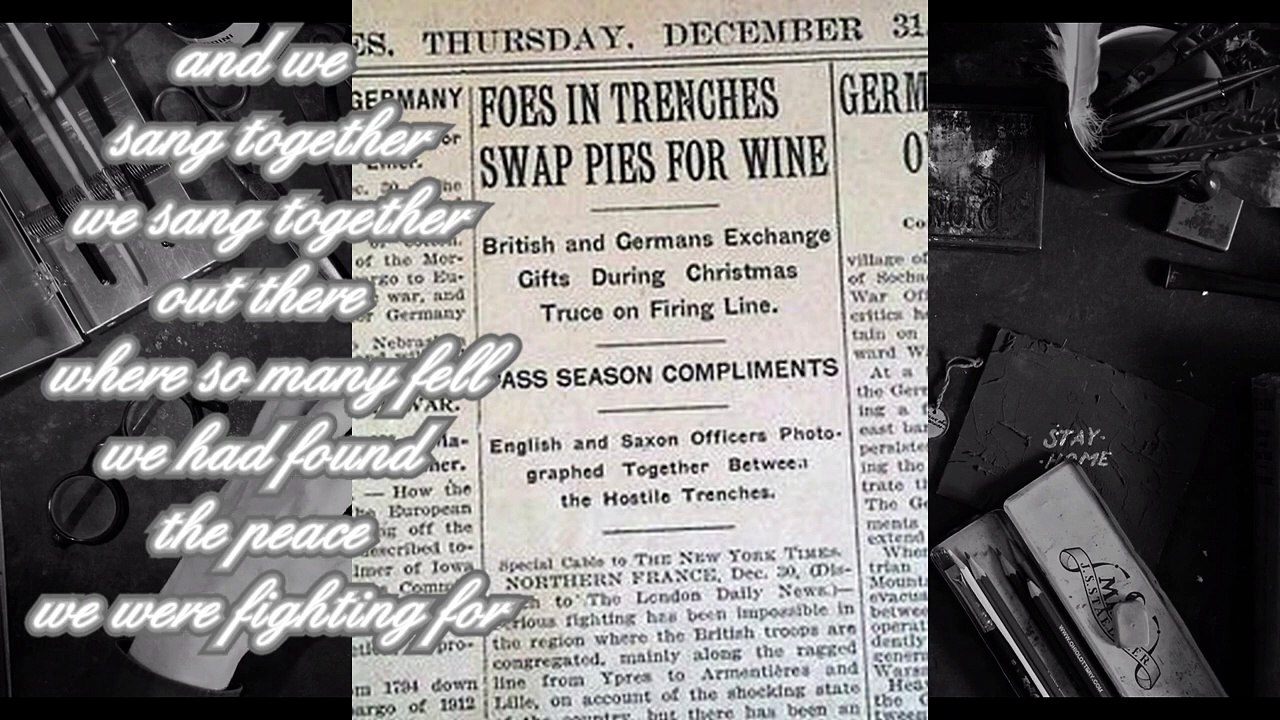 Postcard From No Man's Land (1914) (Lyric Video)