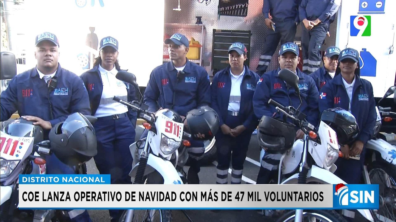 En marcha más de 47 mil agentes policiales, militares y socorristas para operativo de Navidad | Primera Emisión SIN