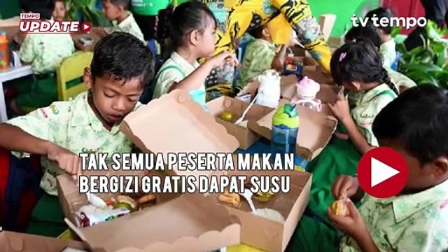 Tak Semua Peserta Makan Bergizi Gratis Dapat Susu, BGN: Sebagian Diganti Telur dan Daun Kelor