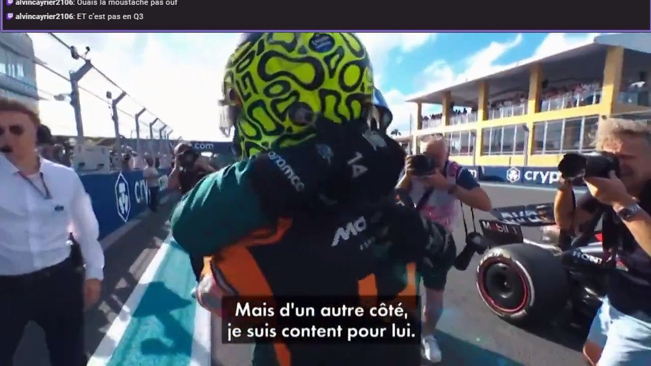 React au recap F1 2024