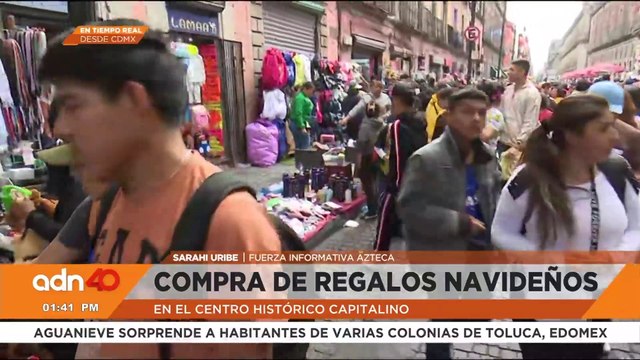 Abarrotan las calles del Centro Histórico de la CDMX por compras de pánico