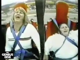 Genius Disk – fat kid FALLS off rollercoaster....