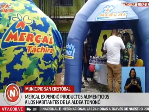 Mercal beneficia a 329 familias con más de 1.8 toneladas de proteínas en el estado Táchira