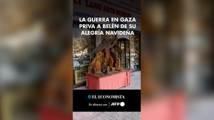 La guerra en Gaza priva a Belén de su alegría navideña